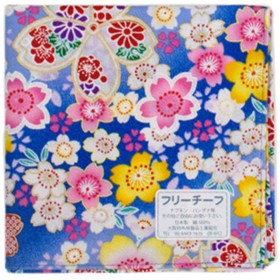 Furoshiki blu motivo sakura (53x53cm)