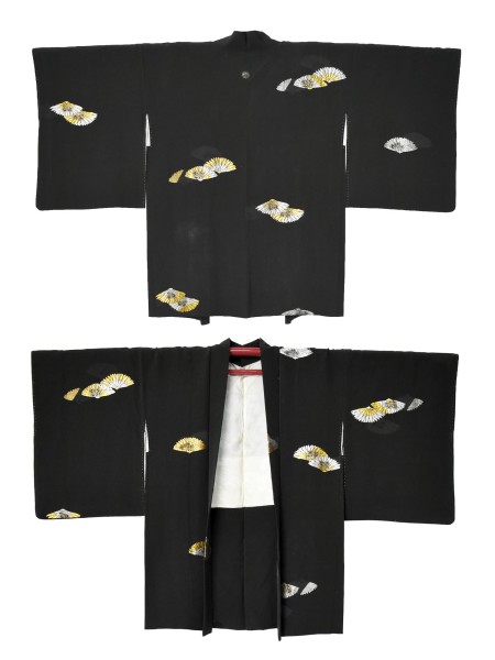 Haori giacca kimono seta ricamo rilievo