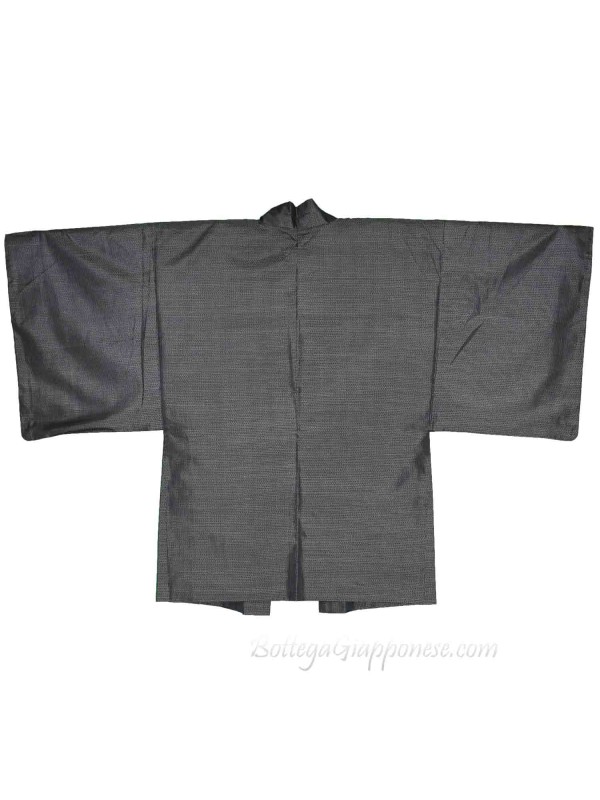 Haori giacca kimono uomo seta Falco e pini