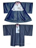 Haori giacca kimono uomo blu scuro