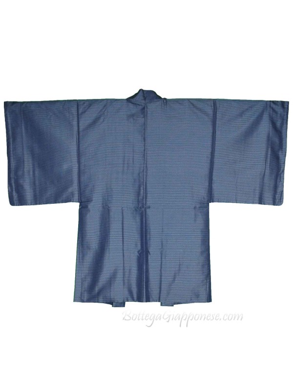 Haori giacca kimono uomo blu scuro