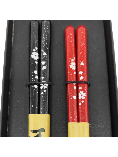 Hashi coppia bacchette urushi set regalo