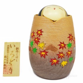 Kokeshi bambola Irodori foglie d'acero