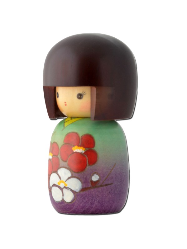 Kokeshi Umè fiori di pruno