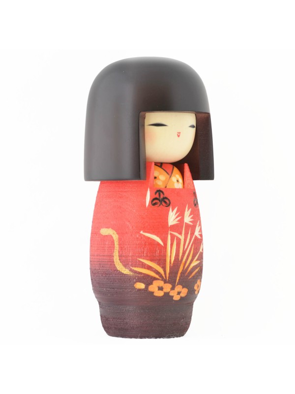 Kokeshi in legno Michiyuki viaggio