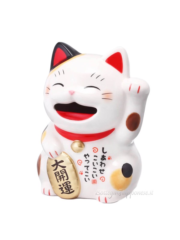 Maneki Neko gatto salvadanaio felice