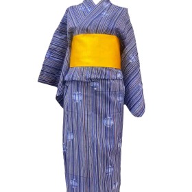 Yukata kimono cotone linee (Seiko)